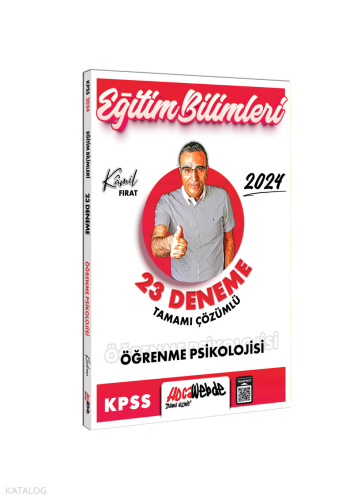 2024 KPSS Eğitim Bilimleri Öğrenme Psikolojisi Tamamı Çözümlü 23 Deneme