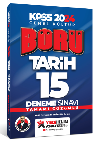 2024 Kpss GK Börü Tarih Tamamı Çözümlü 15 Deneme