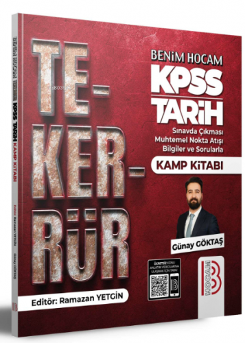 2024 KPSS Tarih Tekerrür Kamp Kitabı
