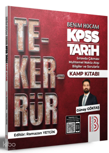 2024 KPSS Tarih Tekerrür Kamp Kitabı