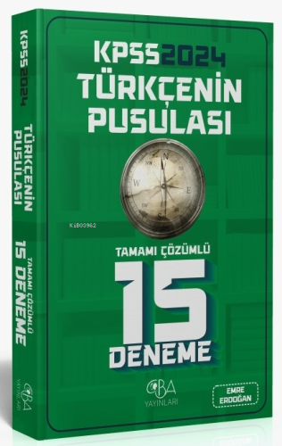 2024 KPSS Türkçenin Pusulası 15 Deneme Çözümlü - Kitapiks.com