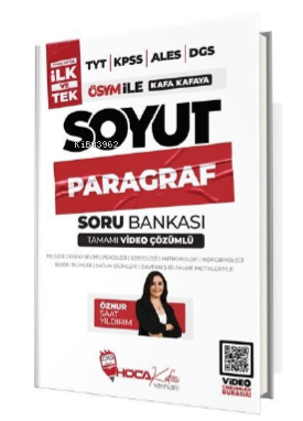 2024 KPSS TYT ALES DGS Soyut Paragraf Soru Bankası Video Çözümlü