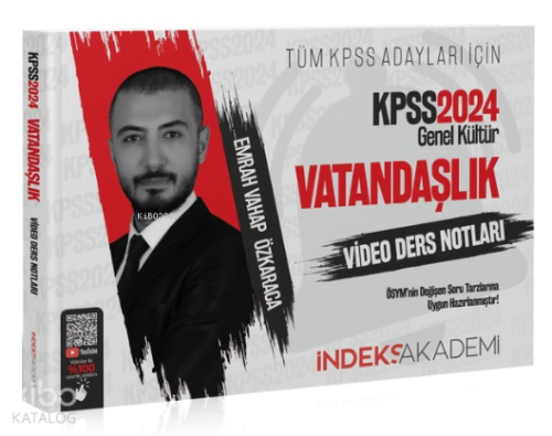 2024 KPSS Vatandaşlık Video Ders Notları - Emrah Vahap Özkaraca İndeks Akademi Yayıncılık