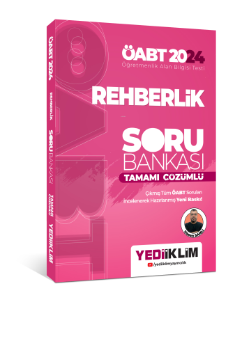 2024 ÖABT Rehberlik Tamamı Çözümlü Soru Bankası
