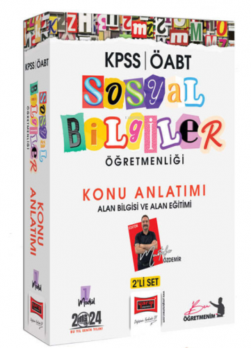 2024 ÖABT Sosyal Bilgiler Öğretmenliği Konu Anlatımı 2'li Set (Alan Bilgisi ve Alan Eğitimi)