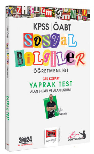 2024 ÖABT Sosyal Bilgiler Öğretmenliği Yaprak Test (Alan Bilgisi ve Alan Eğitimi)