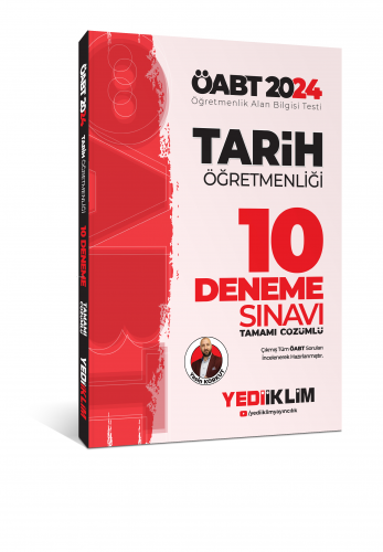 2024 ÖABT Tarih Öğretmenliği Tamamı Çözümlü 10 Deneme