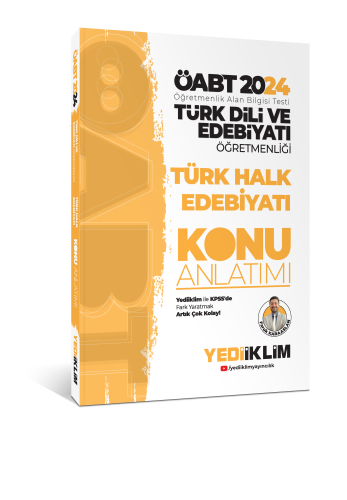 2024 ÖABT Türk Dili Ve Edebiyatı Öğretmenliği Türk Halk Edebiyatı Konu Anlatımı