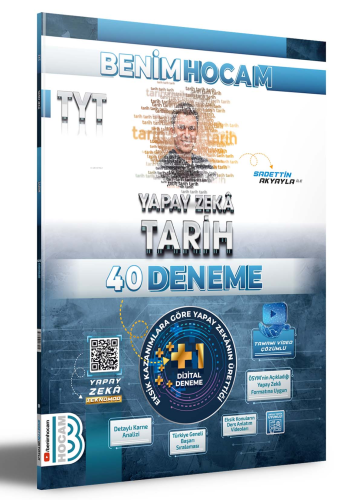 2024 TYT Yapay Zekâ Tarih 40 Deneme - Kitapiks.com