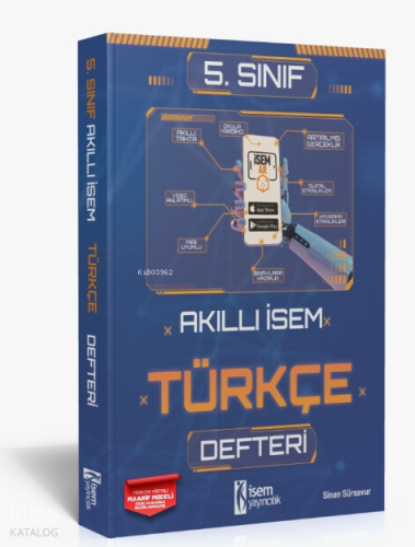 2025 Akıllı İsem 5. Sınıf Türkçe Defteri İsem Yayıncılık
