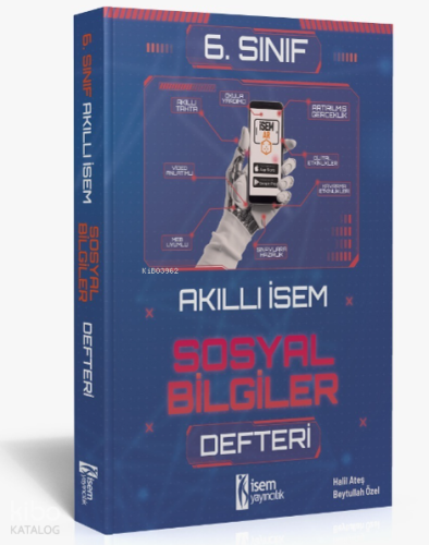 2025 Akıllı İsem 6. Sınıf Sosyal Bilgiler Defteri İsem Yayıncılık