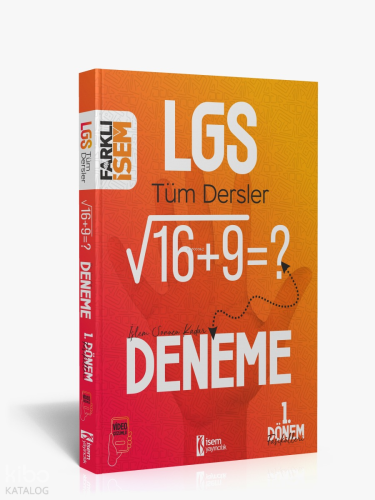 2025 Farklı İsem 8. Sınıf LGS Tüm Dersler 1. Dönem 5 Deneme
