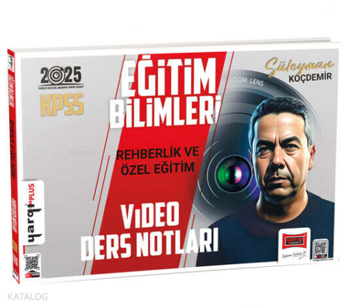 2025 KPSS Eğitim Bilimleri Rehberlik ve Özel Eğitim Video Ders Notları