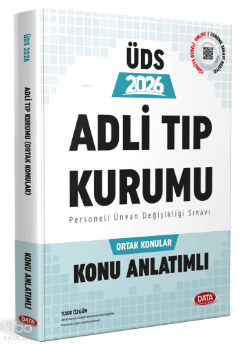 2026 Adli Tıp Kurumu ÜDS Ortak Konular Konu Anlatımlı