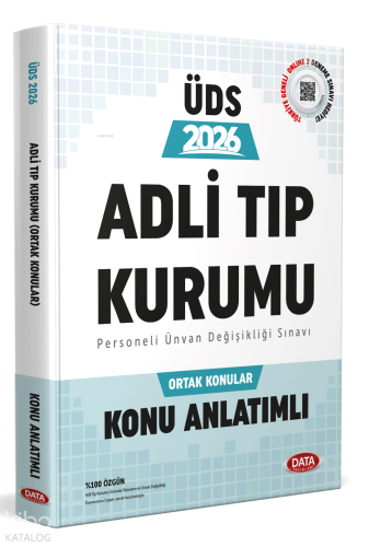 2026 Adli Tıp Kurumu ÜDS Ortak Konular Soru Bankası (Tamamı Karekod Çözümlü )