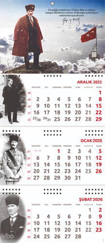 2026 Atatürk Gemici Duvar Takvimi - Sakarya