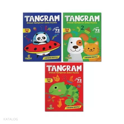 3-6 Yaş Mucit Karınca Tangram Dikkat Geliştirme Seti Yükselen Zeka