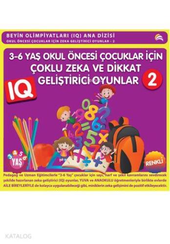 3-6 Yaş Okul Öncesi Çocuklar İçin Çoklu Zeka ve Dikkat Geliştirici Oyunlar 2 (3-4-5-6 Yaş)