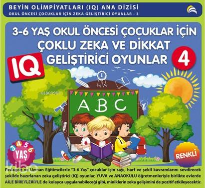 3-6 Yaş Okul Öncesi Çocuklar İçin Çoklu Zeka ve Dikkat Geliştirici Oyu