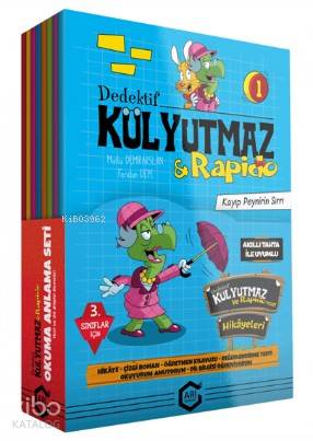 3.Sınıf Dedektif Külyutmaz ve Rafido 8 Kitap ( Okuma Anlama )