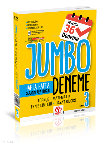 3. Sınıf Jumbo Tüm Dersler Deneme