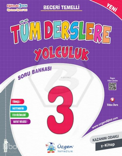 3. Sınıf Tüm Derslere Yolculuk Soru Bankası - 2024