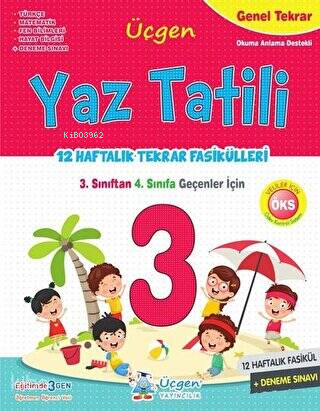 3. Sınıf Yaz Tatili 12 Haftalık Tekrar Çalışmaları