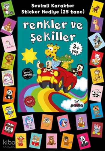 3 Yaş Renkler Ve Şekiller Stickerli