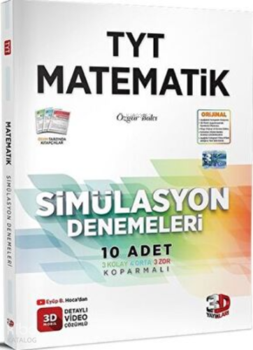 3D Yayınları TYT Matematik Simülasyon 10 Deneme