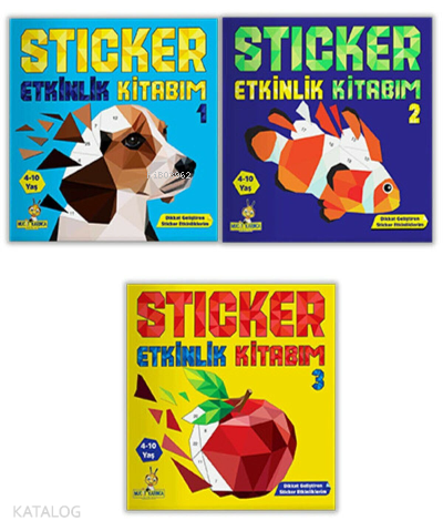4-10 Yaş Sticker Etkinlik Kitabım Seti
