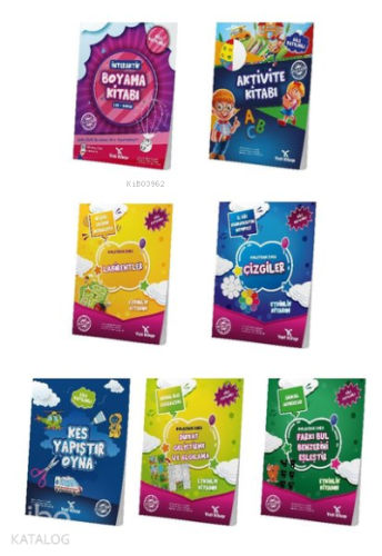 4-6 Yaş Okul Öncesi Seti (7 Kitap) - Kitapiks.com