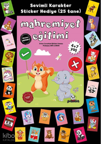 4+7 Yaş Mahremiyet Eğitimi Stickerli