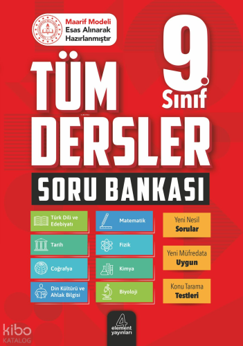 4 Element 9. Sınıf  Tüm Dersler Soru Bankası