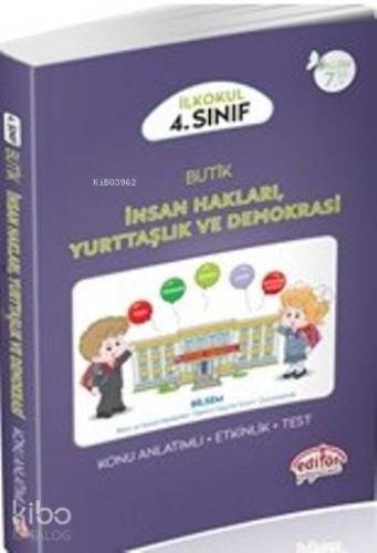 4.Sınıf Butik İnsan Hakları,Yurttaşlık ve Demokrasi; Konu Anlatımlı-Etkinlik-Test