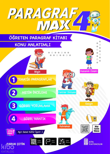 4. Sınıf Paragraf Max Öğreten Paragraf Kitabı
