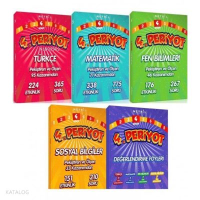 4.Sınıf Periyot Eğitim Seti