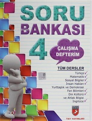 4.Sınıf Tüm Dersler Soru Bankası Çalışma Defterim Tay Yayınları