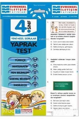 4. Sınıf Tüm Dersler Yaprak Test