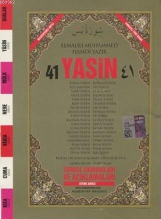 41 Yasin Arapça ve Türkçe Okunuşlu Mealli Fihristli Cep Boy