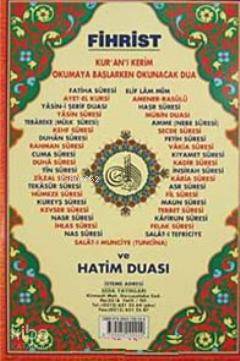 41 Yasin Tebareke Amme Vakıa- Cuma ve Kısa Sureler (Orta Boy- Kod:122)