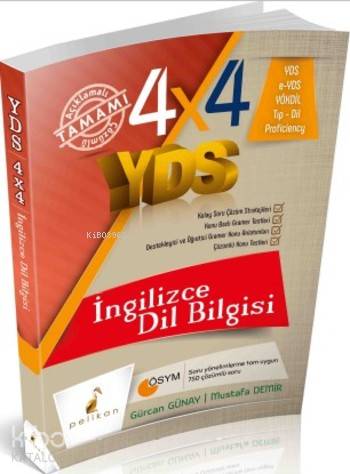 4x4 YDS Seti İngilizce Dilbilgisi - Kitapiks.com