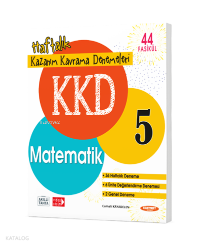 5 Matematik Haftalık Kazanım Kavrama Denemeleri (44 Fasikül)