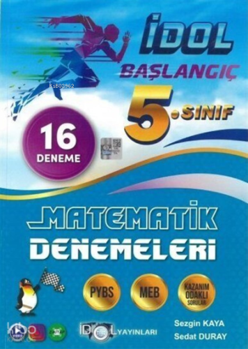 5. Sınıf Başlangıç Matematik 16 Deneme İdol Yayınları