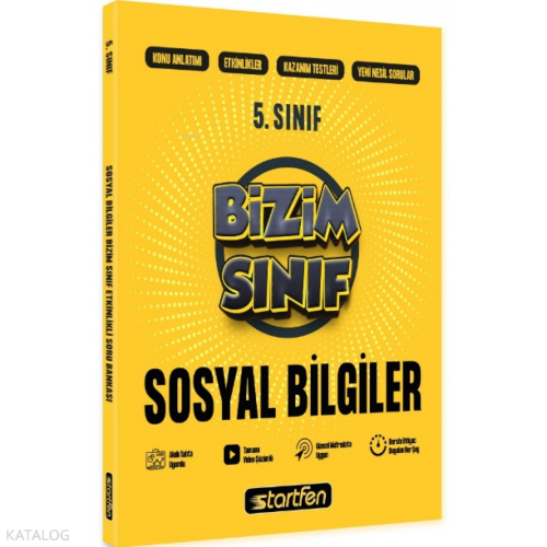 5. Sınıf Bizim Sınıf Sosyal Bilgiler Etkinlikli Soru Bankası