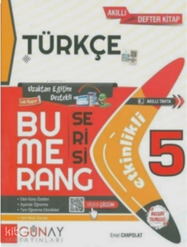 5. Sınıf Bumerang Serisi Türkçe Soru Bankası