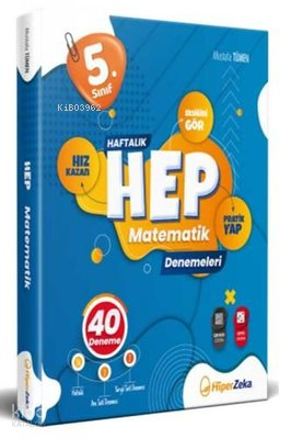 5. Sınıf HEP Matematik Haftalık Deneme Föyleri