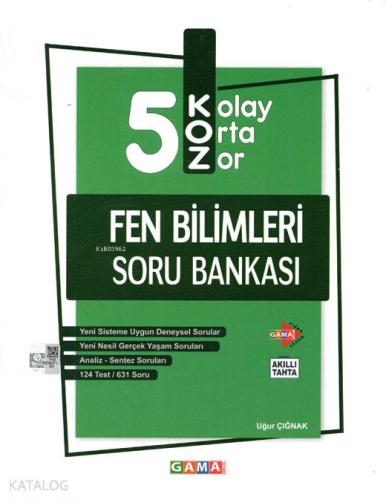 Gama Yayınları 5. Sınıf Koz Fen Bilimleri Soru Bankası