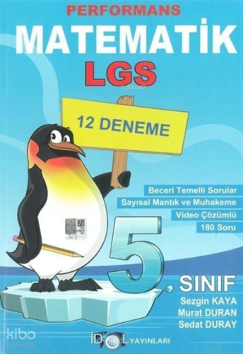 5. Sınıf LGS Performans Matematik LGS 12 Deneme İdol Yayınları