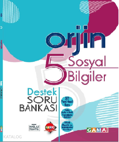 5.Sınıf Orjin Sosyal Bilgiler Destek Soru Bankası