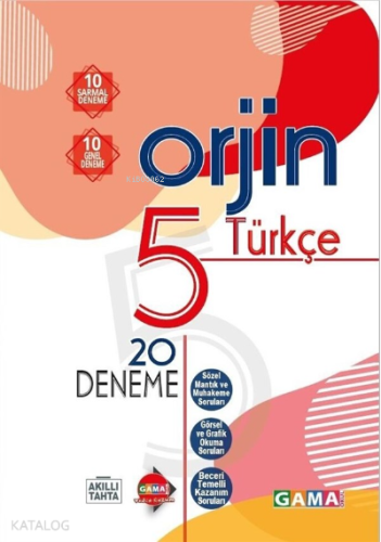 5.Sınıf Orjin Türkçe Fas. Dnm